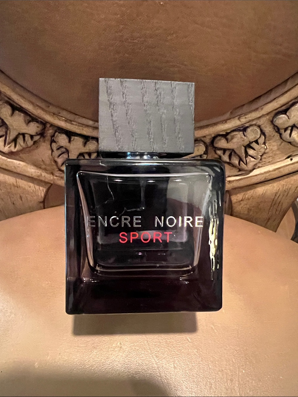 Lalique Black with Red Accent 75% remaining